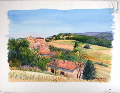 Verdon, the village of Tourtour