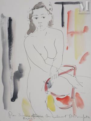 Nude posing
