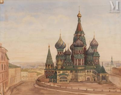 View of the Cathedral of Saint Basil the Blessed