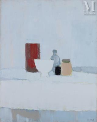 Composition with Bowl and Glass