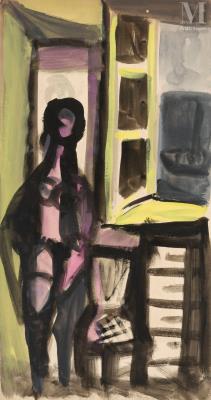 Interior with Yellow Window