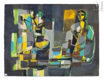 Grey, Yellow and Green Interior