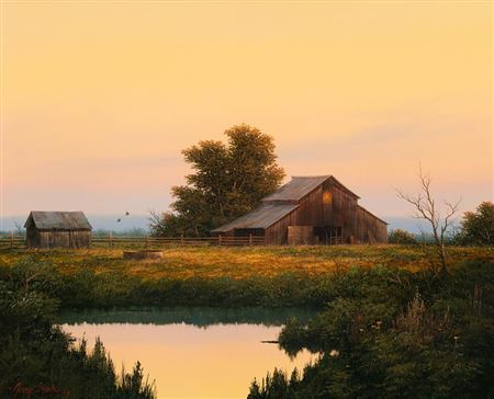 Country Spring Evening by Gene Speck - Auction record, sale price, and art valuation. Compare with similar artists and explore comparable artworks.