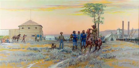 Muggins Taylor by James Ralston - Auction record, sale price, and art valuation. Compare with similar artists and explore comparable artworks.