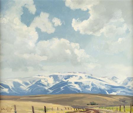 April Clouds by LeRoy Greene - Auction record, sale price, and art valuation. Compare with similar artists and explore comparable artworks.