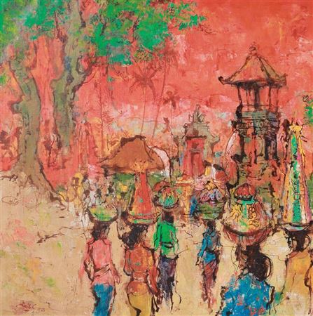 Odalan, 1973 by Chris Suharso - Auction record, sale price, and art valuation. Compare with similar artists and explore comparable artworks.