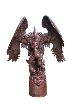 Eagle Hunting Fish (Elang Berburu Ikan) by Natalsya Amrus - Auction record, sale price, and art valuation. Compare with similar artists and explore comparable artworks.