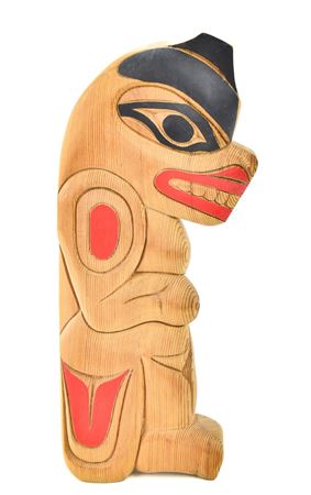 FIRST NATIONS CARVED PLAQUE