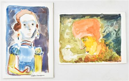 'YOUNG PARTYGOER' & 'WINTER DAY' (2)