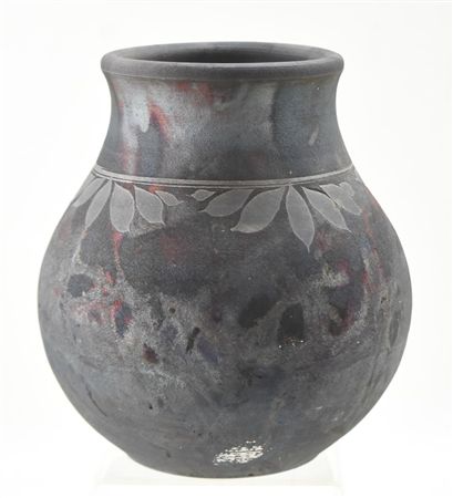 RAKU POTTERY VASE