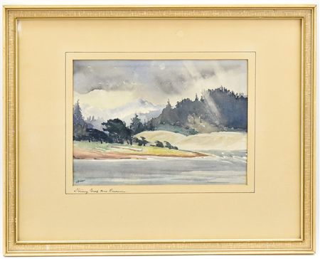 "STORMY COAST NEAR NESKOWIN"