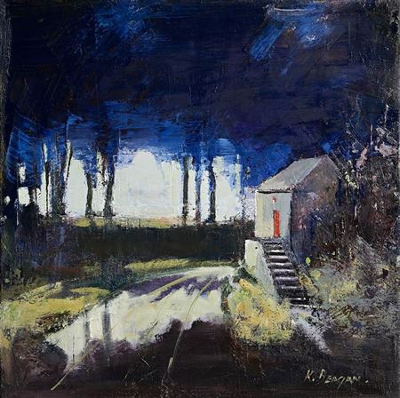 Where Shadows Gather by Kate Beagan - Auction record, sale price, and art valuation. Compare with similar artists and explore comparable artworks.