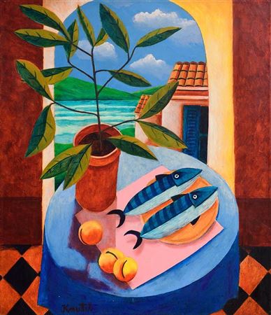 Still Life with Mackerel