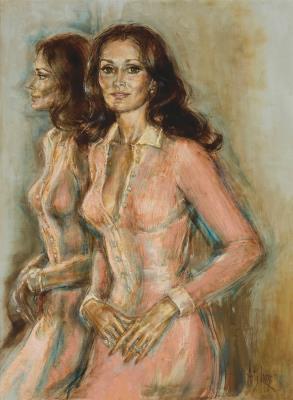 Portrait of Joanna Carson, 1973