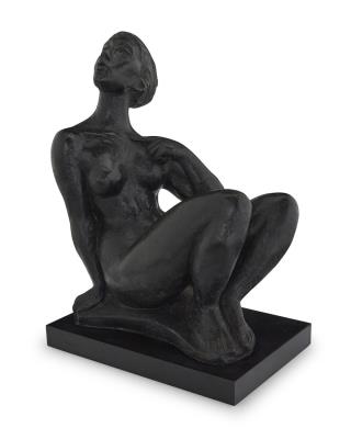 Seated nude woman