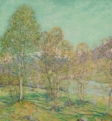 In Spring Time by William Henry Singer Jr - Auction record, sale price, and art valuation. Compare with similar artists and explore comparable artworks.