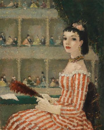 Girl in Opera Box