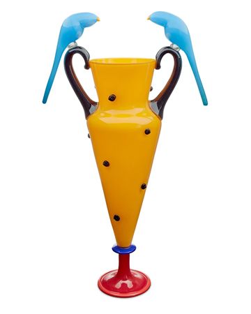 Bird vase by David Levi - Auction record, sale price, and art valuation. Compare with similar artists and explore comparable artworks.