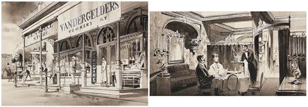 Two scene studies for "The Matchmaker"