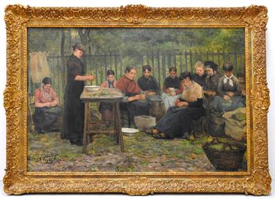 Les écosseuses de petits pois