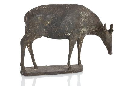 Deer cow, 1952 by Priska Von Martin - Auction record, sale price, and art valuation. Compare with similar artists and explore comparable artworks.
