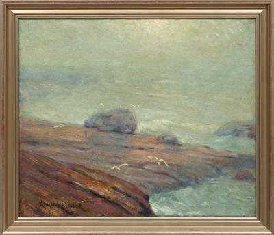 Seascape with Seagulls