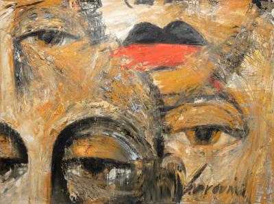 Untitled: Layered Faces