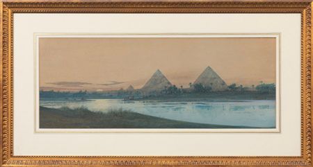 A Distant View of the Pyramids