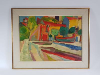 Paysage à la barque