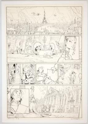 Ekhö monde miroir, pencil plate no. 4 from the episode "Paris Empire"