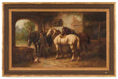The Stableboy and His Horses