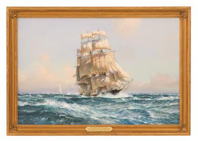 The U.S. Clipper Comet by Leslie Arthur Wilcox - Auction record, sale price, and art valuation. Compare with similar artists and explore comparable artworks.