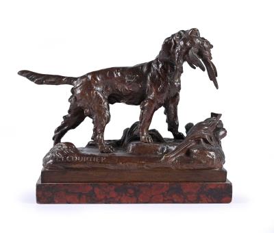Spaniel with Partridge