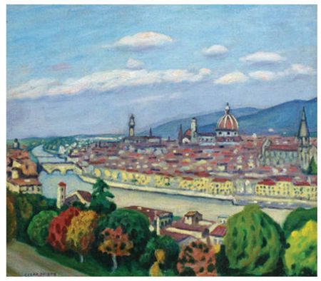Panorama of Florence , 1950