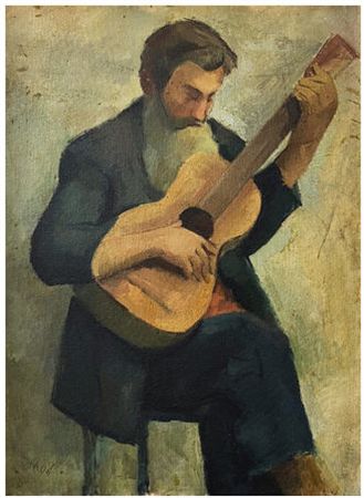 Musician by Enrique Sarda - Auction record, sale price, and art valuation. Compare with similar artists and explore comparable artworks.