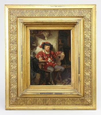 Sleeping Landsknecht by Gustav Ludwig Rudow - Auction record, sale price, and art valuation. Compare with similar artists and explore comparable artworks.