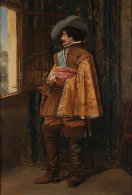 Standing Nobleman by Charles Léon Cardon - Auction record, sale price, and art valuation. Compare with similar artists and explore comparable artworks.