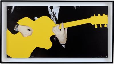 Person with Guitar (Yellow)