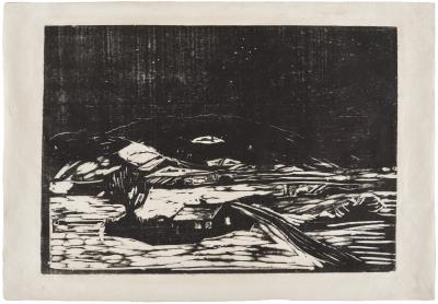 Snow Landscape (The Great Snow Landscape, Winter Night)