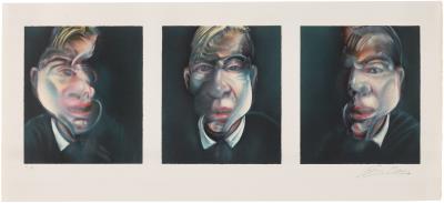 Three studies for a self-portrait (after Three Studies for a Self-portrait 1979)