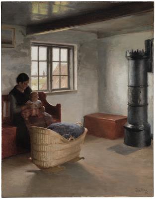 Mother and Child (Interior from a fisherman's home in Hornbæk)