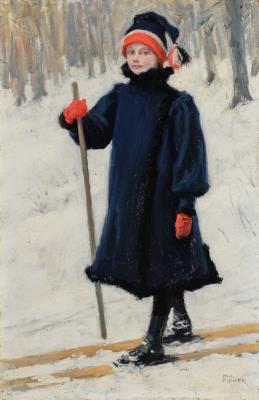 Harriet Skiing