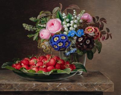 Strawberries and Flowers