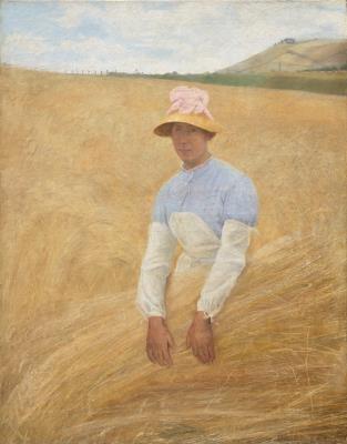 Young Woman Harvesting