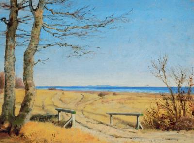View toward Kullen, Sweden, from Julebæksbroen
