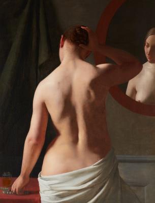 Female Model Before a Mirror by Ludvig August Smith - Auction record, sale price, and art valuation. Compare with similar artists and explore comparable artworks.