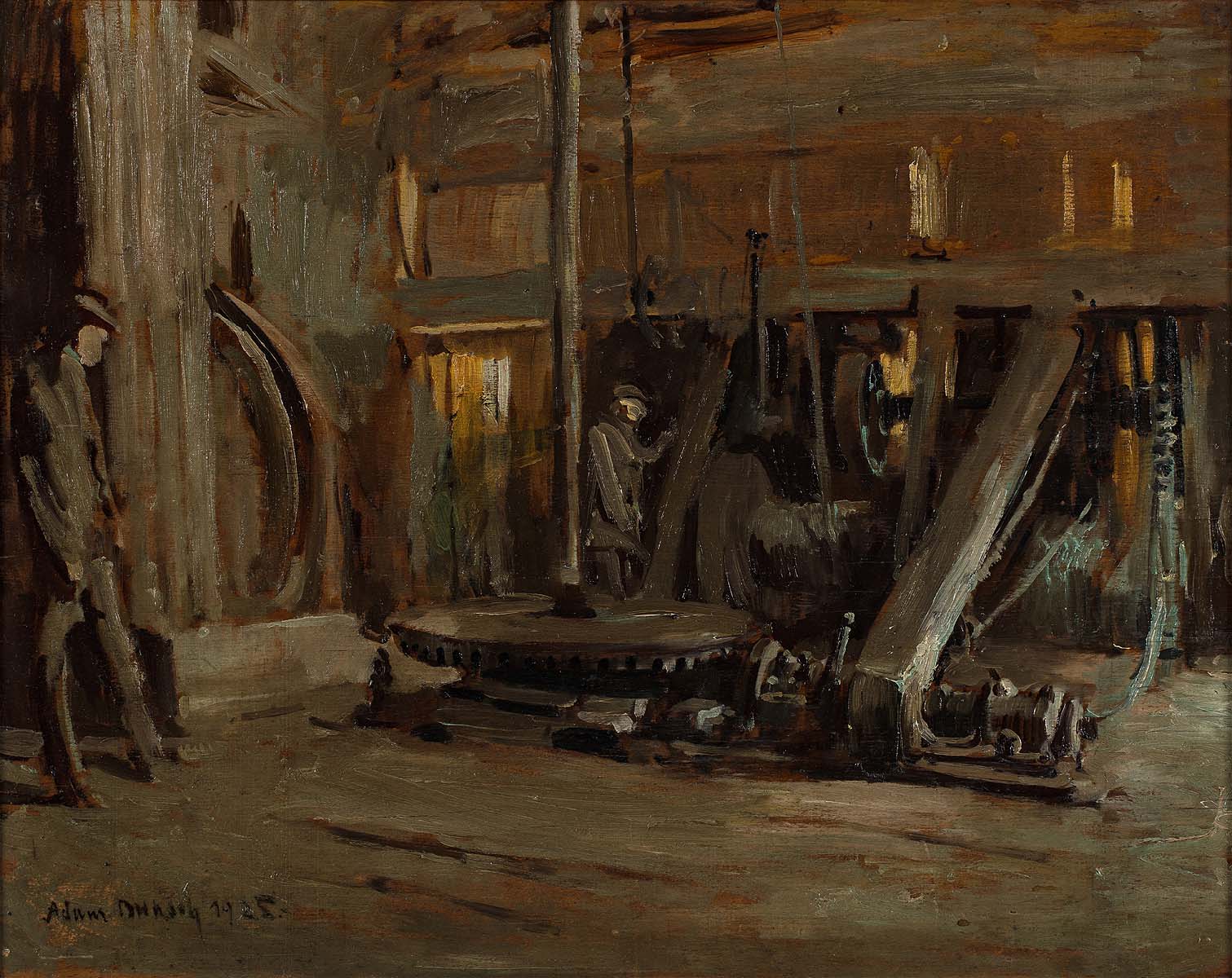 At the Mill, 1925
