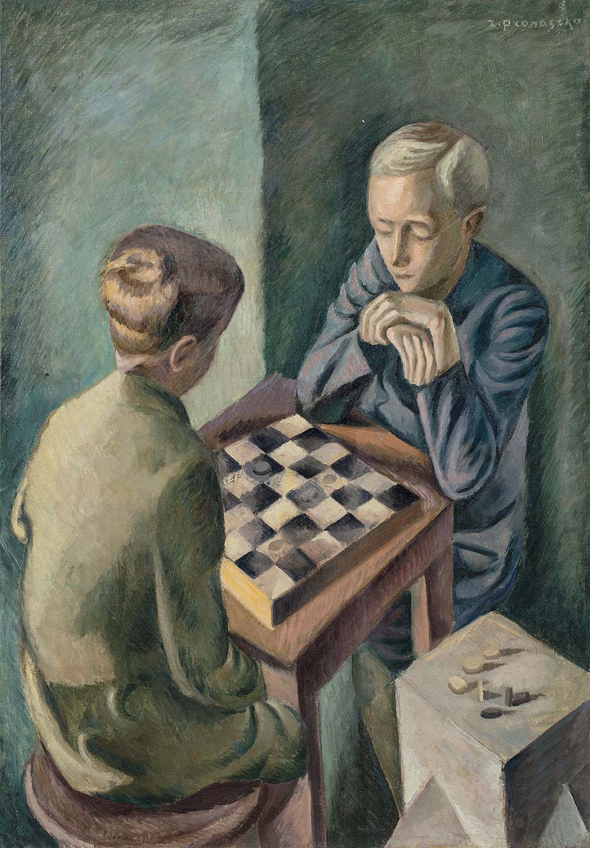 Checkers by Zbigniew Pronaszko - Auction record, sale price, and art valuation. Compare with similar artists and explore comparable artworks.