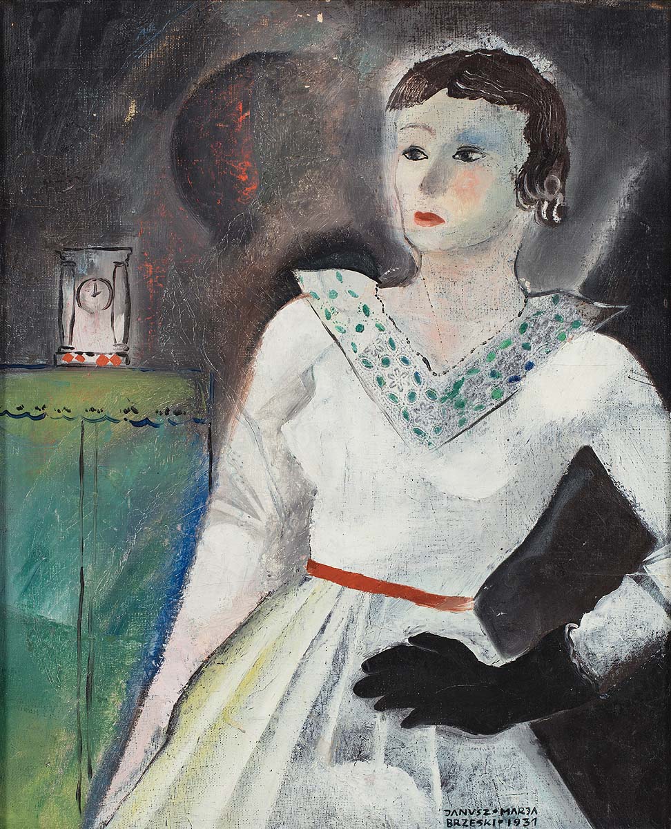Portrait of a Woman, 1931 by Janusz Maria Brzeski - Auction record, sale price, and art valuation. Compare with similar artists and explore comparable artworks.