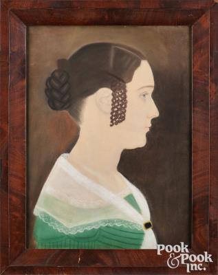 Profile portrait of Cynthia Allen by Ruth Henshaw Miles Bascom - Auction record, sale price, and art valuation. Compare with similar artists and explore comparable artworks.